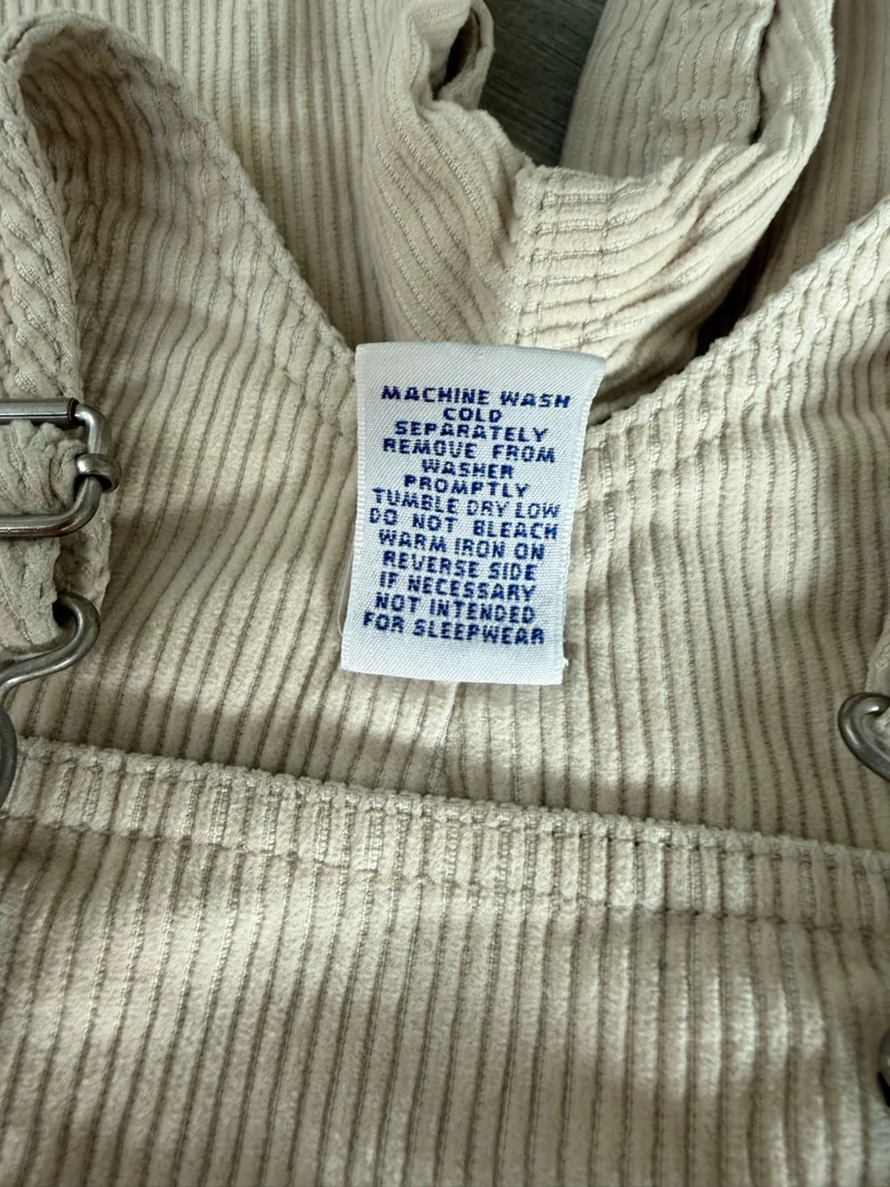 Vintage Gymboree 6-12m Beige Corduroy Overalls Y2K Embroidered Drum neutral